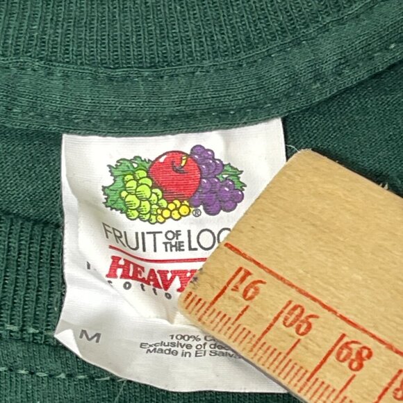 Christmas Shirt Men's Medium Green Polar Bear Chill Graphic Tee Holiday Party - Picture 7 of 8